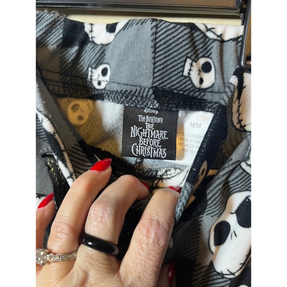 Disney Tim Burtons The Nightmare Before Christmas Jack Skellington Pajama M - Picture 3 of 6